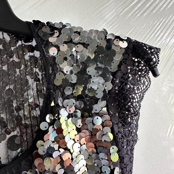 NWOT Free People x Intimately WOMEN'S BODYSUIT M S Main Character sequins LACE - Picture 15 of 15